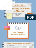 A Case Study On Diseases in Malaysia: Activity 4.1