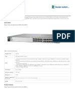 J9624A Datasheet: Quick Spec