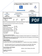 Electronic Reservation Slip (ERS) : 6406470957 20813/PURI JU S F Sleeper Class (SL)