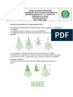 Nota de Aula #30 - Tronco de Pirâmide e Cilindro PDF