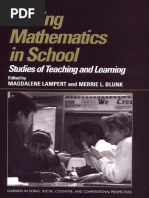 Magdalene Lampert, Merrie Lynn Blunk - Talking Mathematics in School - Studies of Teaching and Learning (1998, Cambridge University Press)