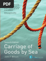 Carriage of Goods by Sea 7th Ed (Legal) - J. Wilson (Pearson, 2010) BBS