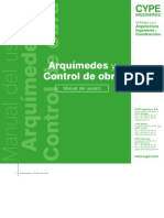 Arquímedes y Control de Obra - Manual Del Usuario