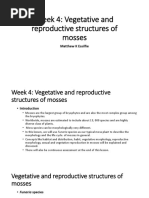 Week 4: Vegetative and Reproductive Structures of Mosses: Matthew K Essilfie