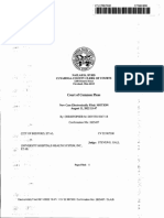 Restraining Order Filing by The City of Bedford v. University Hospitals Health System