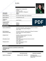 Mirzi S. Turbolencia,: Curriculum Vitae