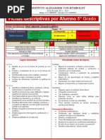 Ficha Descriptiva Por Alumno 5°