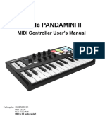 Worlde PANDAMINI II MIDI Controller User's Manual