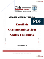 Virtual Training Handbook I - English Communication Skill Training