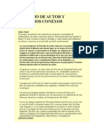 Derecho de Autor y Derechos Conexos