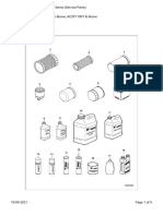 Title: Maintenance Items (Service Parts) Model Number: E35 Serial Number: A93K11001 & Above, AC2P11001 & Above