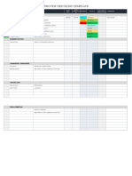 Construction Project Handover Checklist Template: Closeout Per Specification