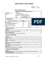 MSDS Water Based Lacquer WBL-61204 Clear 10