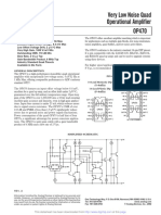 Very Low Noise Quad Operational Amplifier: ÷HZ at 1 KHZ Max V/C Max S Typ