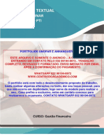 99194-8972 Portfolio Análise de Um Projeto de Expansão e Outras Alternativas de Investimentos