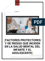 Factores Protectores Y de Riesgo Que Inciden en La Salud Mental Del Infante Y El Adolescente