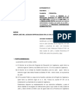 Demanda Prepración de Clases Grober Guerrero