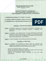 Loi Organique N°2022-220 Du 25 Mars 2022 MEDIATEUR DE LA REPUBLIQUE