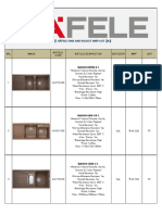 Häfele Sink and Faucet MRP List