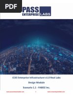 CCIE Enterprise Infrastructure v1.0 Real Labs Design Module Scenario 1.1 - FABD2 Inc