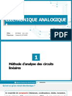 Chapitre-1 - Méthode D'analyse Des Circuits Linéaires - Version PDF