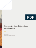 Frequently Asked Questions Oracle Linux: February 10, 2021 Public