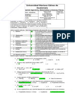 Parcial 1. Química Inorgánica 1. Guillermo Vides.