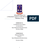 Internship Report On A Structured Analysis of The HRM Practices in Hameem Group