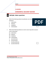 Science-F-1-Unit-5 - Wonder Solvent-Water