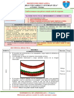 EPT - EXPERIENCIAS DE APRENDIZAJE 1 - PRIMERO - Sesion 6 - 2 BIMESTRE