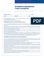 Digital Consentimiento Informado para Pacientes (1 de 2)