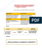 Elaboramos Prototipos Ecológicos Que Reemplacen Los Envases de Plástico para Mejorar El Ingreso Económico Familiar