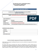 Sub Fee Protection Agreement (SFPA) : XXXXXXX