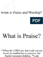 What Is Praise and Worship