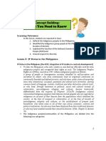 Lesson 3 - IP Status in The Philippines