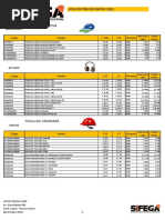 Lista de Precios Mayo 2022