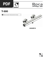 Grifo Termostatico de Ducha T 10950681 Assemblysheet