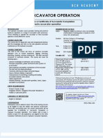 0022 (Hydraulic Excavator Operation)