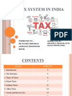 Tax System in India