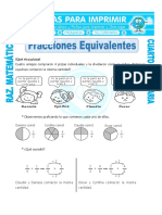 Ejercicios de Fracciones Equivalentes