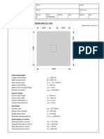 Pad Footing Design 250x300 Col