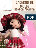 Caderno de Molde Boneca Amanda.