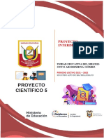 Proyecto 5 Científico Segundo Bachillerato