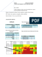 Análisis de Puesto de Trabajo Con El Método Owas