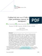 Calidad Del Aire en El Valle de Aburrá, ¿Qué Podríamos Esperar de La Ciudad Inteligente?