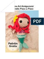 PDF Sirena Ari Amigurumi Patron Gratis Paso A Paso