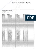 Alignment Incremental Station Report Inst Air Baku