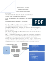 Classification of Law