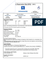 Electronic Reservation Slip (ERS) : 8655867945 12961/AVANTIKA EXP Sleeper Class (SL)