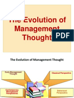 The Evolution of Management Thought